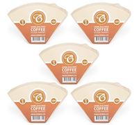 EDESIA ESPRESS - 500 Filtros de Café Cónicos de Papel - Filtro de Café N°3 para Cafetera Manual, Método Pour-Over y Preparación Suave - Tamaño 3 Marrón