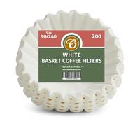 EDESIA ESPRESS - Pack de 200 filtros de papel para café - Para cafeteras de uso comercial - 90/240 mm