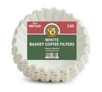 EDESIA ESPRESS - Pack de 250 filtros de papel para café - Para cafeteras de uso comercial - 90/240 mm