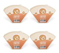 EDESIA ESPRESS - Pack de 320 filtros de papel para café - Forma de cono - Sin blanquear - Marrón - Tamaño 1