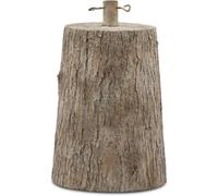 EDG Enzo de Gasperi Base de tronco de árbol de Navidad para resina efecto madera de pino Ø32 H43 cm