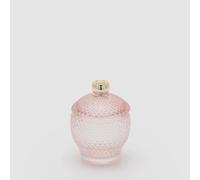 EDG Enzo De Gasperi - Caja decorativa microcuadros abombada de 11,5 cm de altura y 8,5 cm de diámetro, color rosa