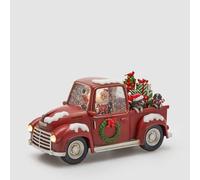 EDG Enzo de Gasperi - Decoración navideña con Papá Noel con movimiento musical y LED, 16 x 28 cm