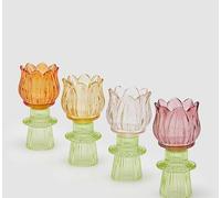 EDG Enzo De Gasperi Enzo De Gasperi Portavelas Tulipán Spring H 14 Cm D 7 Cm 4 Ass. Multicolor 1 Pz
