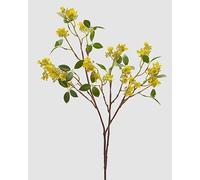 EDG Enzo De Gasperi Enzo De Gasperi Rama Prunus Flores Artificial H 80 Cm Yellow