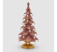 EDG Enzo De Gasperi Pino - Árbol de Navidad con perlas, 46 x 22 cm, rosa