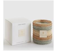 EDG - Enzo De Gasperi Vela decorativa de cristal con aroma "Embrace" (alto 15,5 cm). Dos variantes (1 unidad). Herbal Treasure
