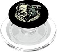 Edgar Allan PoE - Abanico de Literatura gótica para poesía Oscura PopSockets PopGrip para MagSafe