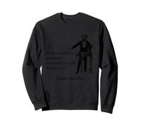 Edgar Allan PoE Believe Nothing You Hear Cita Brillante Sudadera