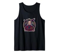 Edgar Allan PoE Nevermore - Cuervo de vitral gótico Camiseta sin Mangas