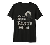 Edgar Allan PoE Nevermore Gothic Macabro Book Lover Look Camiseta Premium