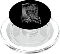 Edgar Allan PoE Nevermore Quoth El Cuervo PopSockets PopGrip para MagSafe