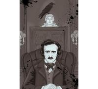 Edgar Allan Poe Notebook: Freeform Edition: A creative gothic journal with varied layouts featuring ravens, candles, and ink motifs inspired by the dark aesthetic of Edgar Allan Poe.