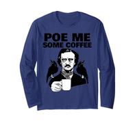 Edgar Allan PoE Pun PoE me Some Coffee Manga Larga