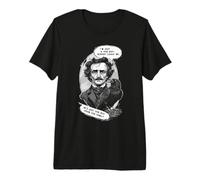 Edgar Allan PoE Raven Literatura gótica Poesía macabra Camiseta Premium