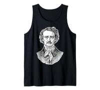 Edgar Allan PoE Retrato Grabado Camiseta sin Mangas
