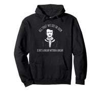 Edgar Allan PoE: Sueño Dentro de un sueño, Cita gótica Sudadera con Capucha