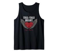 Edgar Allan PoE Tell-Tale Heart Arte anatómico gótico Camiseta sin Mangas