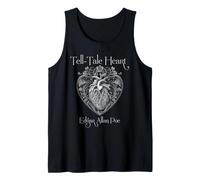 Edgar Allan PoE Tell-Tale Heart Arte anatómico gótico Camiseta sin Mangas