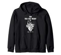 Edgar Allan PoE Tell-Tale Heart Arte de Literatura gótica Sudadera con Capucha