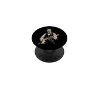 Edgar Allen PoE Zombie Tocando la Guitarra Alt Goth Music Band PopSockets PopGrip Adhesivo