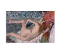 Edgar Degas - Póster de pared con impresiones famosas después del baño, lienzo para decoración de dormitorio, oficina, cocina, regalo, sin marco, 40,6 x 61 cm
