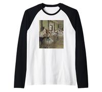 Edgar Degas The Dance Class Camiseta Manga Raglan