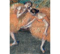 Edgar Degas Two Dancers XL Giant Panel Poster (8 Sections) Bailarín Póster