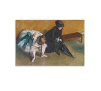 Edgar Degas-Waiting Art Poster Picture Print Canvas Wall Paint Art Decor Modern Home Artworks Idea 60 x 90 cm