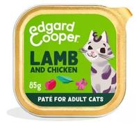 Edgard & Cooper Adult Cordero y Pollo de Corral Paté Gatos 16 x 85 gr