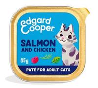 Edgard & Cooper Adult Salmón y Pollo de Corral Paté Gatos 85 gr