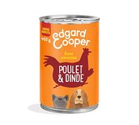 Edgard & Cooper - Caja de Patatas para Perros Adultos sin Cereales, Comida Natural de Pollo y Pavo Fresco, alimentación Saludable Sabrosa y equilibrada, Pro -400 g
