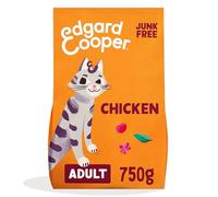Edgard Cooper Comida Gatos Adultos, (Pollo, 750g), Pienso Gatos Esterilizados y Activos, Sin Cereales, Ingredientes Naturales, Carne Fresca, Hipoalergénico, Sin azúcares añadidos