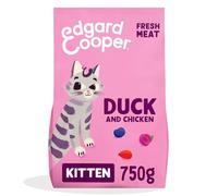 Edgard Cooper Comida Gatos para Gatitos, (Pato & Pollo, 750g), Pienso Gatos Esterilizados y Activos, Sin Cereales, Ingredientes Naturales, Carne Fresca, Hipoalergénico, Sin azúcares añadidos