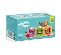 Edgard Cooper Comida Humeda Perros, Adultos, (Pollo/Pavo, Cornero/Ternera, Venado/Pato Fresco 6 x 100g), Alimento húmedo Natural sin Cereales, Carne Fresca, sin azúcares añadidos, proteína de Calidad