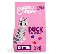 Edgard & Cooper Comida para Gatos Esterilizados o Activos Comida Gatos Gatitos Junior Natural Sin Cereales 2kg Pato & Pollo, Fácil de digerir, Alimentación Sana Sabrosa y Equilibada