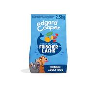 Edgard & Cooper Comida para Perros (salmón, 2,5 kg), sin Cereales, Ingredientes Naturales y Carne Fresca, Llena de aminoácidos Esenciales