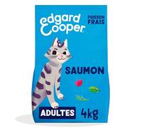 Edgard & Cooper - Croquetas para Gatos Adultos sin Cereales, Comida Natural, 4 kg, salmón Fresco, Dieta Saludable Sabrosa y equilibrada