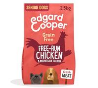 Edgard & Cooper Croquetas para Perros Mayores, (Pollo & Salmón, 2,5kg), Carne y Pescado Fresco y proteínas de Calidad, Ingredientes Reales para Perros, Hipoalergénico, Sin azúcares añadidos