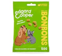 Edgard & Cooper - Dulces para Perro, pequeños Dulces Naturales, para Perro, Adulto, sin Ceras, Bolsa de 1 x 50, Cordero y Pavo