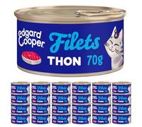 Edgard & Cooper - Filete de gato, (70 g x 24), pescado y proteínas de calidad, ingredientes y redes naturales para gatos esterilizados y activos