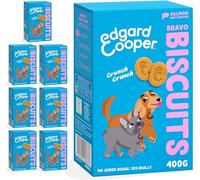 Edgard & Cooper Golosinas naturales - Galletas para Premiar - Salmón y Pollo - (7 x 400g), Sin cereales, carne fresca , llena de aminoácidos esenciales para un estómago sano