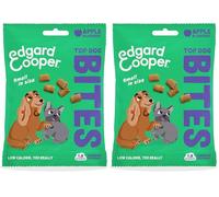 Edgard Cooper Golosinas Naturales para Perros, Apple Top Dog Bites pequeñas, 1 Bolsa de 50 g, sin Granos, golosinas para Perros a Base de Plantas, golosinas de Entrenamiento (Paquete de 2)