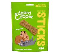Edgard Cooper Golosinas para Perros, (Agneal, 75g x 1), Palillos de Descanso Abrazo sin azúcares añadidos, Receta sin Cereales, Sticks para amarse