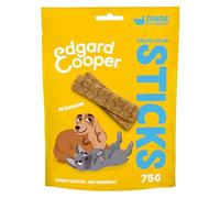 Edgard Cooper Golosinas para Perros, (Dinda & Pollo, 75g x 1), Palillos de Descanso Abrazos sin azúcares añadidos, Receta sin Cereales, Sticks para amarse