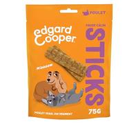 Edgard Cooper Golosinas para Perros (Pollo, 75g x 1), Palillos de Descanso Abrazo, Carne Fresca, sin azúcares añadidos, Receta sin Cereales, Palillos para amarse