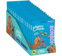 Edgard & Cooper Golosinas para Perros, Salmón & Pollo, 50g Bolsita x 15, Dulces Pequeños, Carne Fresca, Bajas en calorías, Receta sin Cereales, Dulces para Entrenar