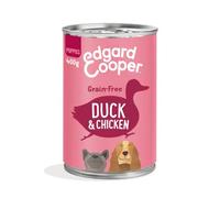 Edgard & Cooper - Pato y Pollo con plátano, Mango y Guisante para Cachorros
