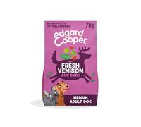 Edgard & Cooper Pienso para Perros Adultos Comida para Perros Seca Natural Sin Cereales Hipoalergenico 7kg Venado & Pato Fresco, Fácil de digerir, Alimentación Sana Sabrosa y Equilibrada