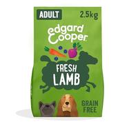 Edgard & Cooper Pienso para Perros Adultos Comida para Perros Seca Natural Sin Cereales Hipoalergenico 2.5kg Cordero Fresco, Fácil de digerir, Alimentación Sana Sabrosa y Equilibrada